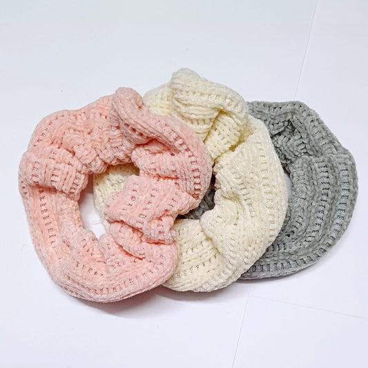 Velvet Scrunchies Set of 3