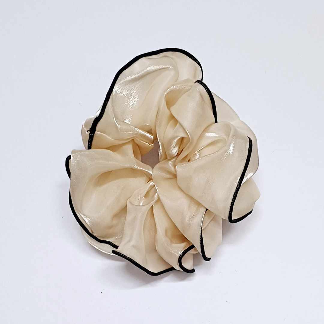 Luxury Glass Tissue Scrunchies Set Of 2