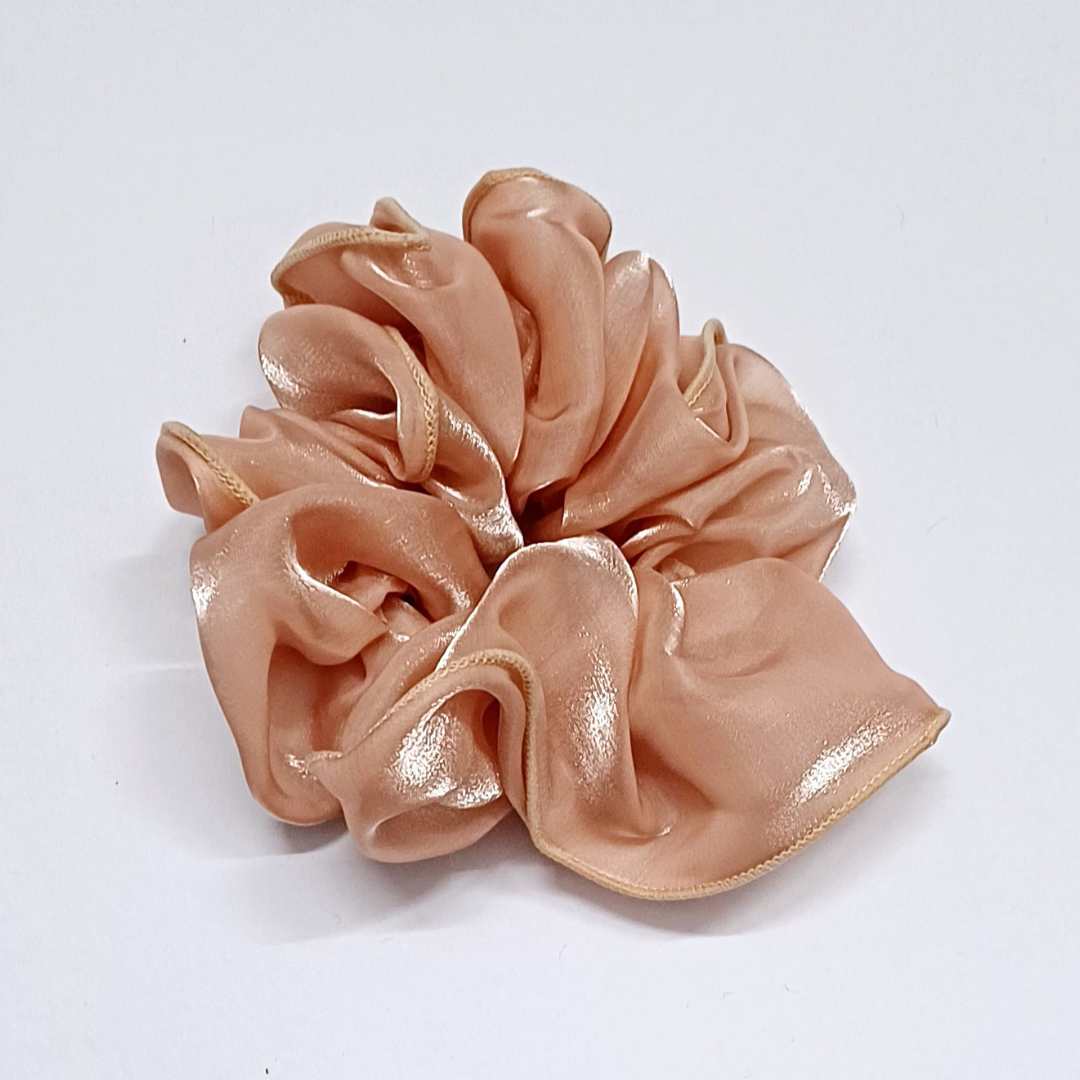 Luxury Glass Tissue Scrunchies Set Of 2